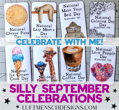 September Holidays, Celebrations, and Observances – Luftmensch Designs