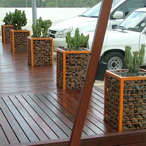 Gabion baskets – creative ideas for the garden landscape design