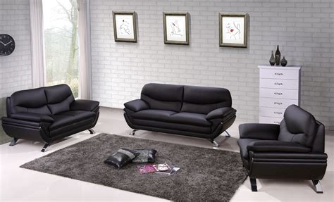 Harmony Ying Yang Contemporary Leather Living Room Sofa Set Memphis Tennessee Beverly-Hills-Jonus