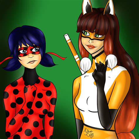 Ladybug VS Volpina - Miraculous Ladybug by JulyaMayumi on DeviantArt