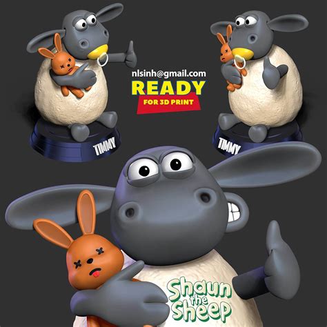 Timmy - Shaun The Sheep 3D Model by Sinh Nguyen