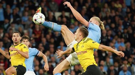 Man City 2-1 Borussia Dortmund: Erling Haaland helps Pep Guardiola's side come from behind to ...