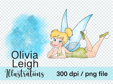 Tinkerbell Cute Clipart PNG Files DIGITAL DOWNLOAD Commercial - Etsy UK