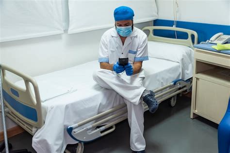 Premium Photo | Conceptual photo of a hospital worker cleaning a ...