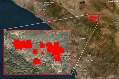 Highland Fire Map, Update As Thousands Flee California Inferno