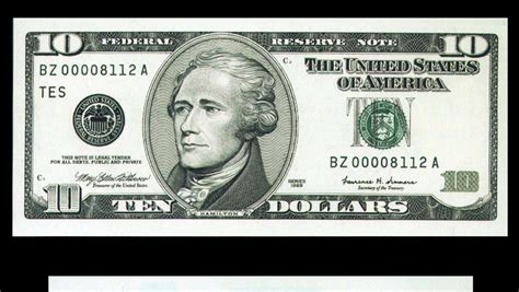 How $10 dollar bill has changed through the years