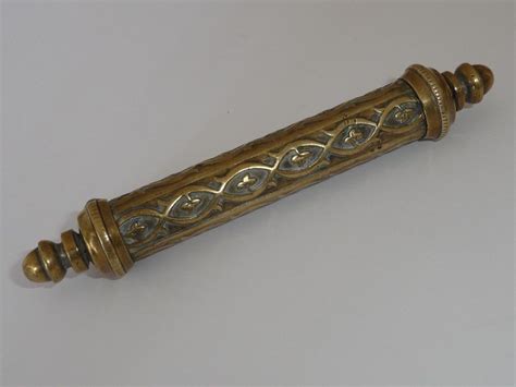 ANTIQUE BRASS NEEDLE CASE / HOLDER | Needle case, Antique brass, Antiques