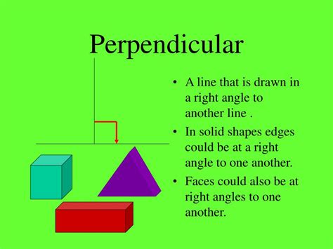 Parallel And Perpendicular Shapes