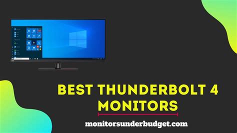 Best Thunderbolt 4 Monitors -2023 [Gaming, 4K, 144hz, 1440P]