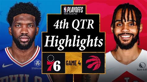 Philadelphia 76ers vs. Toronto Raptors Full Highlights 4th QTR | 2022 ...