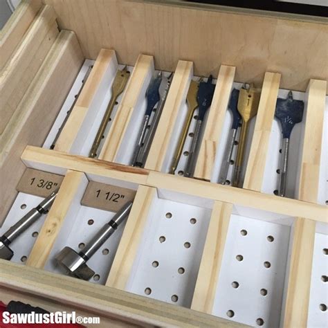 Adjustable Pegboard Drawer Organizer - Sawdust Girl®