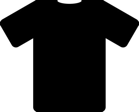 Clipart - black t-shirt