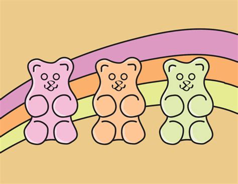 Gummy Bear Coloring Page | Roaring Spork