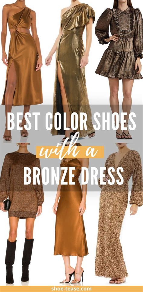 9 Best Shoes to Match a Bronze Dress