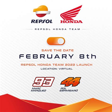 Save the Date – Repsol Honda Team 2022 Launch