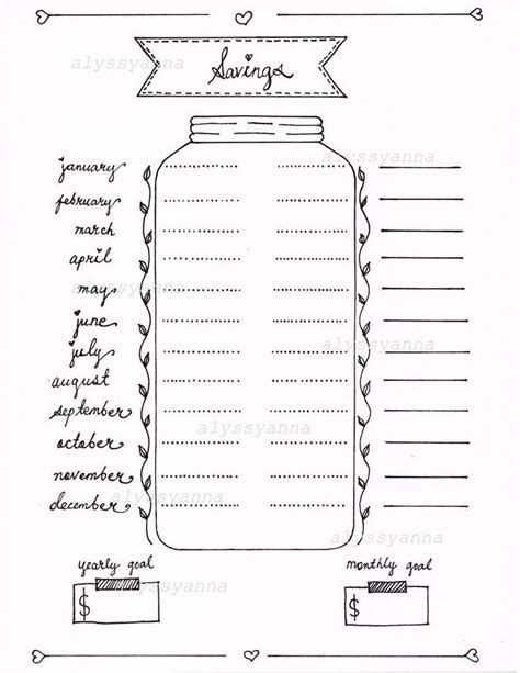 Budget-Friendly Bullet Journal Savings