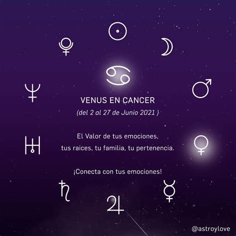 VENUS EN CANCER | Astro y Love