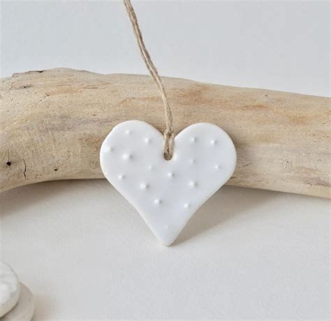 Ceramic Heart Ornament Heart Ornament Heart Ornaments Bulk - Etsy