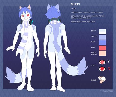 Reference Sheet: Fursona Furry OC Character Reference Sheet | Etsy