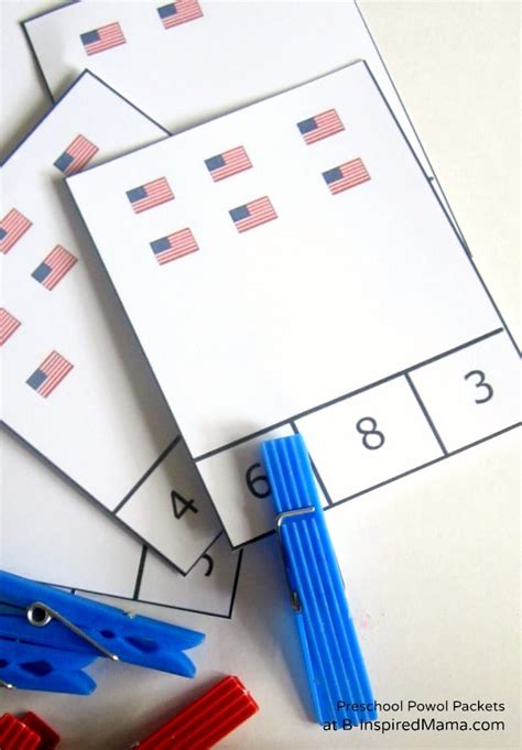 Printable Flag Counting Game [Contributed by Preschool Powol Packets ...