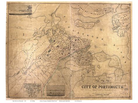 Old maps of Potrtsmouth, NH