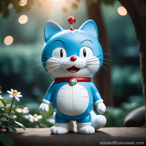 Doraemon: The Blue Cat Robot | Stable Diffusion en línea