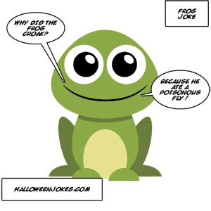 Frog Joke Comic – Halloween Jokes | Halloween jokes, Cute frogs, Jokes