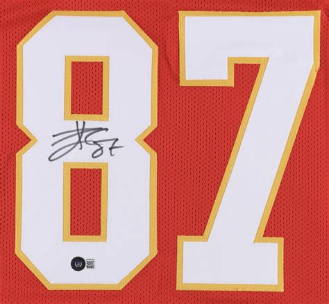 Travis Kelce Signed Jersey (Beckett Hologram) | Pristine Auction