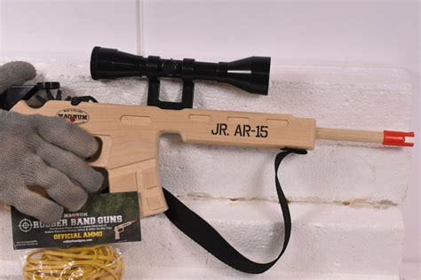 Jr. AR-15 Combat Rifle w/ Scope & Sling + Ammo | GL2JRAR15SS | Magnum – ProTinkerToys.com