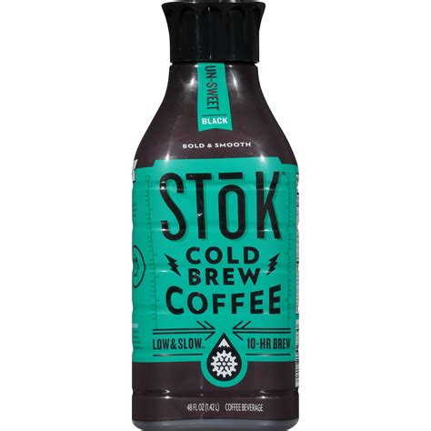 Stok Cold Brew Coffee Un-Sweet 48oz BTL | Garden Grocer