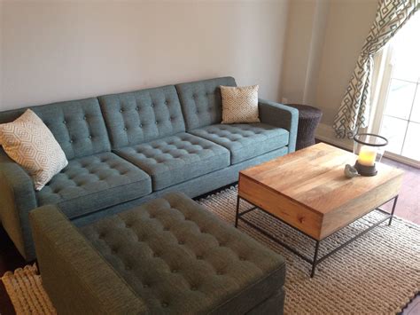 EQ3 Reverie Sofa in key largo teal | Living room decor modern, Furniture, Sofa