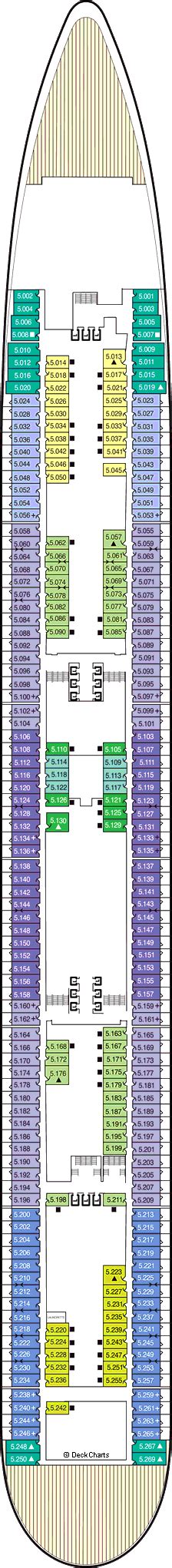 Cunard Queen Mary 2 (QM2) Deck Plans: Ship Layout, Staterooms & Map ...