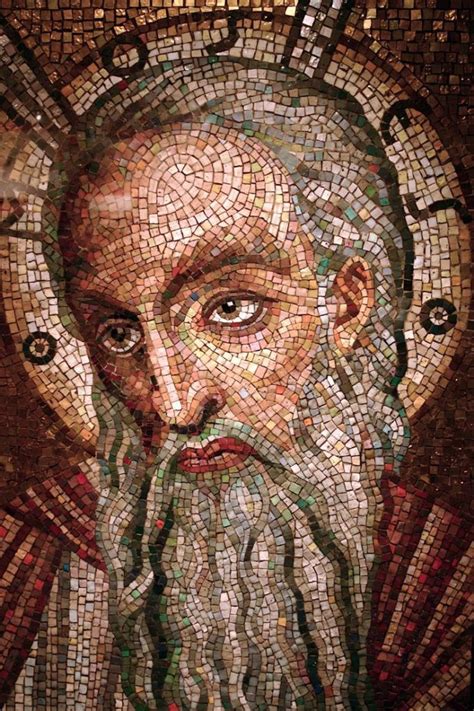 Mosaic face4. Moses, Cathedral Basilica of St. Louis::Helen Miles Mosaics