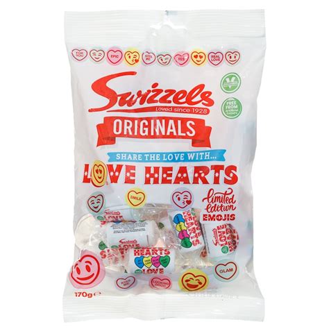 Swizzels Originals Love Hearts 170g | Tasko Sweets