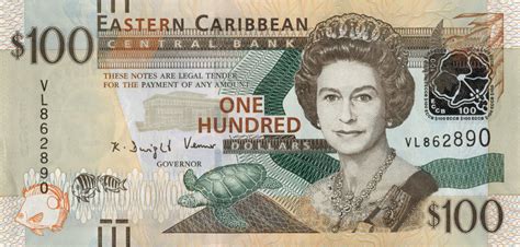 100 Eastern Caribbean dollars banknote series 2000 - Exchange yours