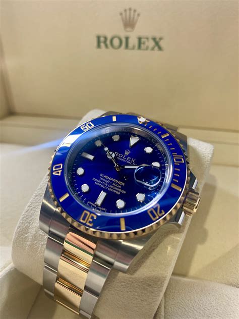 ROLEX SUBMARINER STEEL AND GOLD 116613LB - Carr Watches