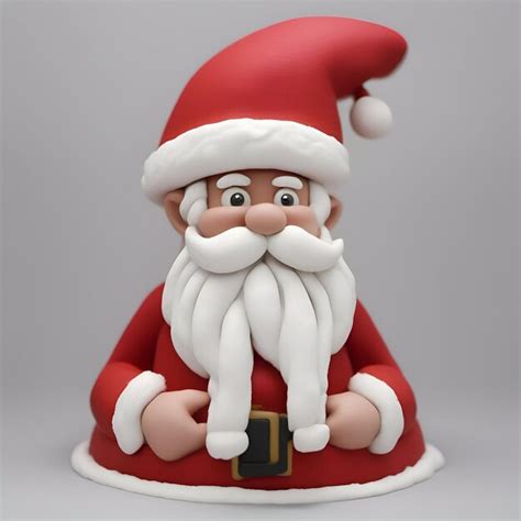 Free AI Image | 3D Illustration of a Santa Claus isolated on a grey ...