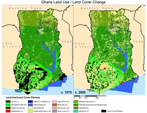 Ghana natural resources map - Map of ghana natural resources (Western Africa - Africa)