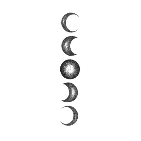 Moon Phases Tattoo | Moon phases tattoo, Moon tattoo designs, Wiccan ...