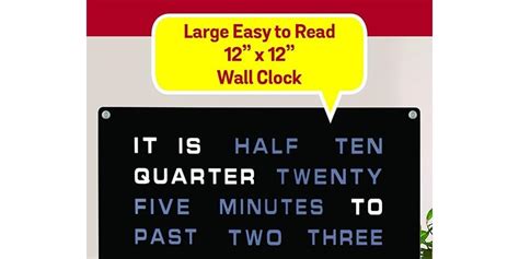 LED Wall Word Clock