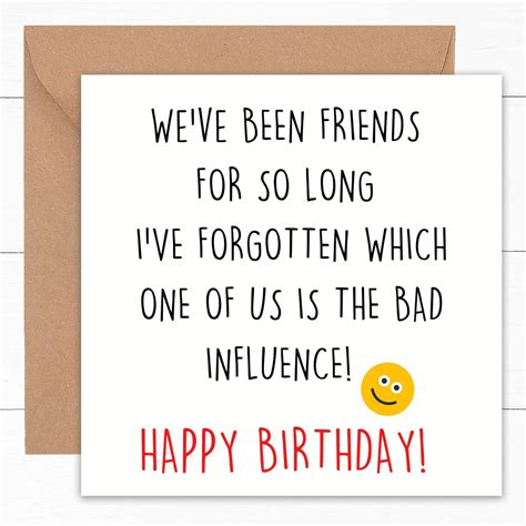 Funny Best Friend Birthday Cards | BFF Card | India | Ubuy