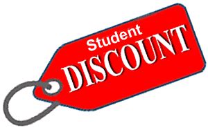 Over 100 retailers, restaurants and other venues that offer student discounts