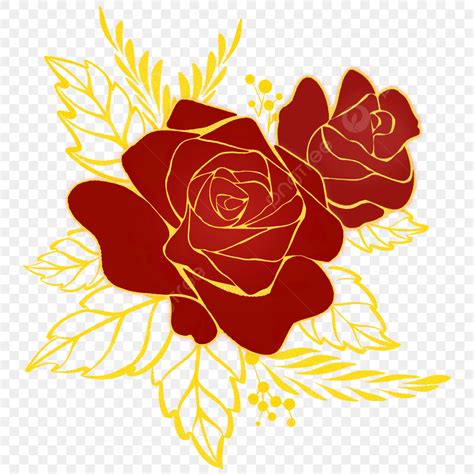 Rose Gold Foil PNG Picture, Rose Gold Foil Crimson, Rose, Gold Foil Rose, Oxblood Red PNG Image ...