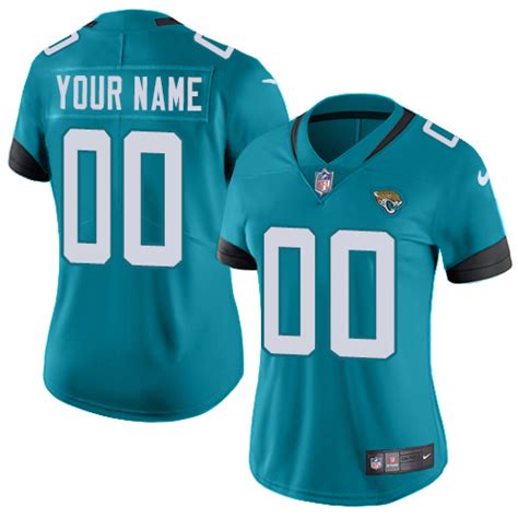 Nike Jacksonville Jaguars Customized Teal Green Team Color Stitched Vapor Untouchable Limited ...