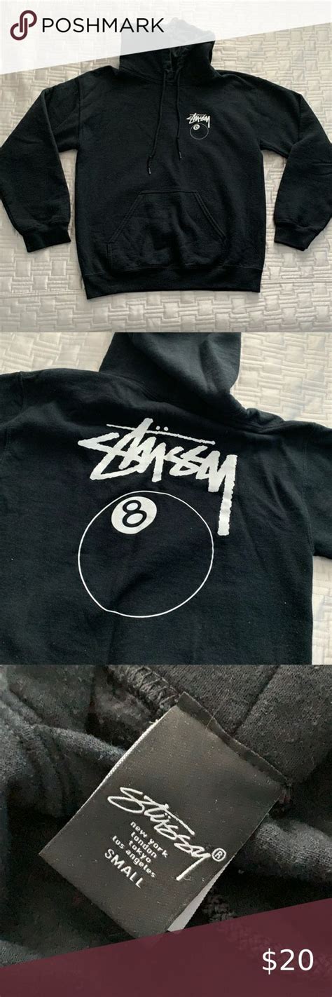 8-Ball Stussy Hoodie in 2020 | Stussy hoodie, Stussy, Sweatshirts hoodie