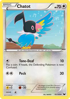 Chatot Pokémon Card Value & Price | PokemonCardValue