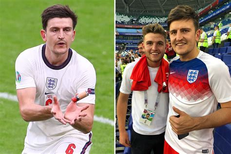 Harry Maguire's Chesterfield player brother Laurence and family cheer him from home vs Ukraine ...