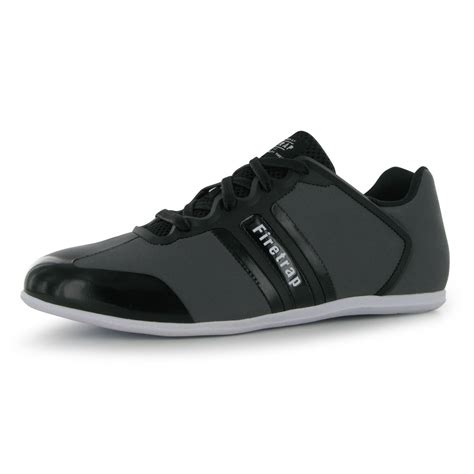 Firetrap Mens Dr Trevor Trainers Lace Up Sport Shoes Low Profile Sole Footwear