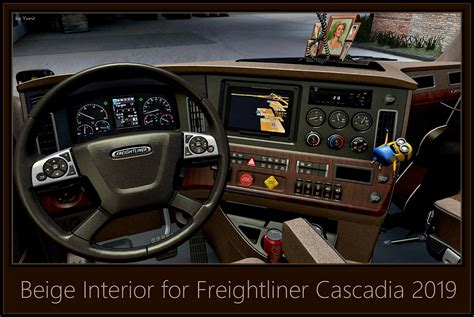 BEIGE INTERIOR FOR FREIGHTLINER CASCADIA 2019 V0.9 - Allmods.net