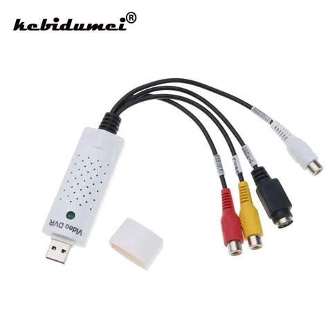 kebidumei USB 2.0 to RCA Cable Adapter Converter For Audio S Video Capture Card Adapter PC Cable ...